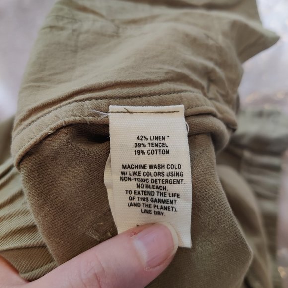 NWT Alex Mill Olive Pull On Pants - Picture 6 of 8